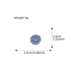 Handmade Acetic Acid Smiley Face Hairpin For Women Cute Cartoon Expression Hair Accessory
