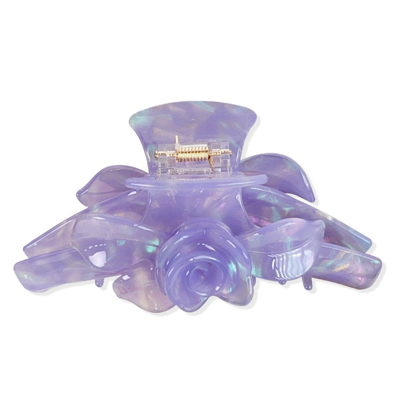 Handmade Acetic Acid Three Dimensional Flower Hair Clip For Women