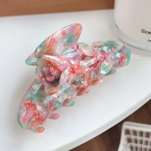 Handmade Acetic Acid Threedimensional Tulip Clip Flower Hairpin For Women