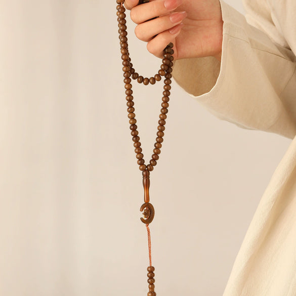 Handmade Acrylic And Alloy Muslim Arabic Rosary Beads Geometric Constellation Dualpurpose Bracelet Necklace
