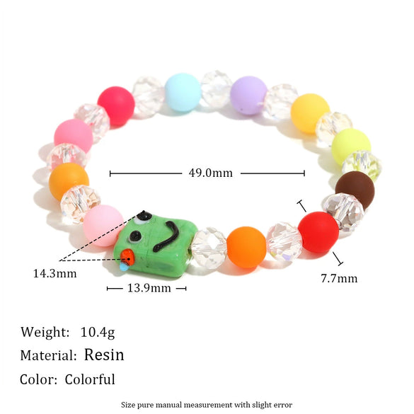 Handmade Acrylic Geometric Pattern Personality Women's Bracelet