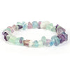Handmade Agate Bead Bracelet For Women Simple Round Irregular Natural Stone Elastic Rope Wrist String