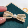 Handmade Alloy And Natural Freshwater Pearl Hairpin Duckbill Clip For Women