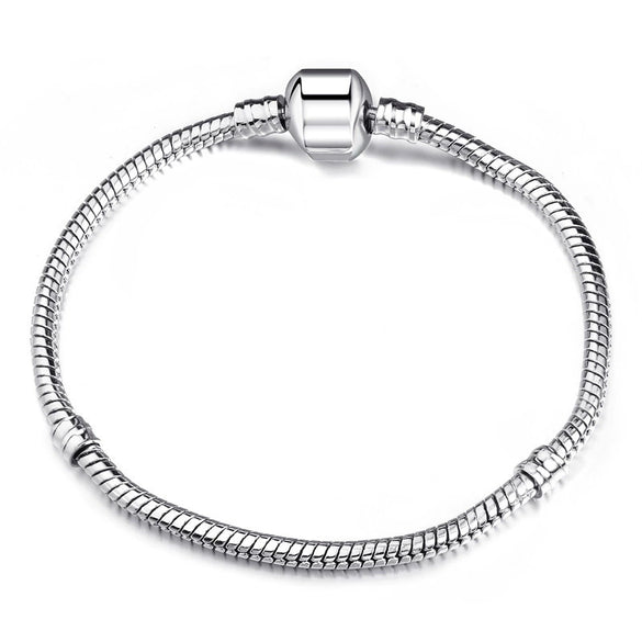 Handmade Alloy Beaded Bracelet With Large Hole Beads Adjustable Electroplated Diy Jewelry Accessory For Necklace And Bracelet Making