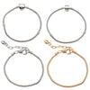 Handmade Alloy Beaded Bracelet With Large Hole Beads Adjustable Electroplated Diy Jewelry Accessory For Necklace And Bracelet Making