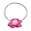 Handmade Alloy Geometric Flower Pendant Necklace With Snake Bone Chain