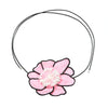 Handmade Alloy Geometric Flower Pendant Necklace With Snake Bone Chain