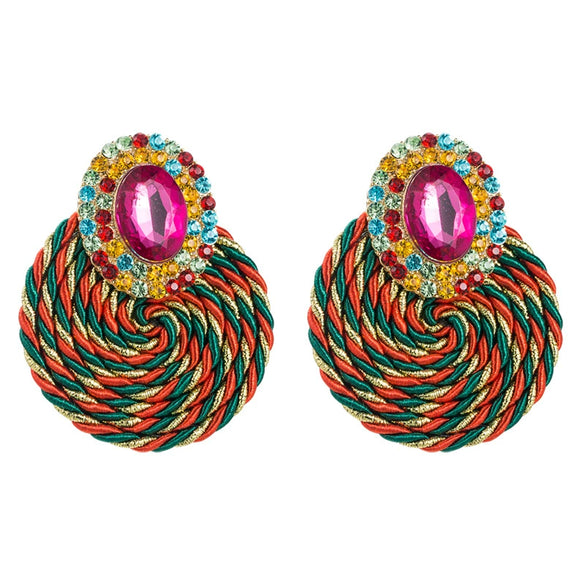 Handmade Alloy Geometric Style Cartoon Earrings
