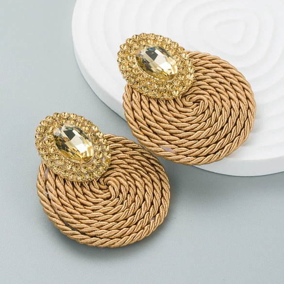 Handmade Alloy Geometric Style Cartoon Earrings