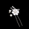Handmade Alloy Golden Leaf Updo Hair Comb Bridal Headdress Flower Comb Hair Accessories For Women