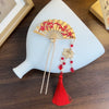 Handmade Alloy Hairpin With Antique Style Glaze Begonia Flower Pattern Electroplated Treatment