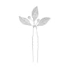 Handmade Alloy Pearl Leaf U Shaped Hair Pin Bridal Updo Hair Accessory For Bridesmaids And Children