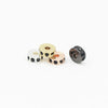 Handmade Alloy Round Spacer Accessories Braceletnecklace With Electroplating And Diamond Perforated Beads