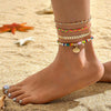 Handmade Alloy Shell Multilayer Anklet For Women