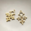 Handmade Baroque Jewelry Zirconium Copper Plated Real Gold Piano Witch Elf Pendant