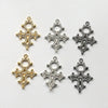 Handmade Baroque Jewelry Zirconium Copper Plated Real Gold Piano Witch Elf Pendant