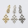 Handmade Baroque Jewelry Zirconium Copper Plated Real Gold Piano Witch Elf Pendant