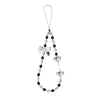 Handmade Beaded Bow Love Phone Chain Phone Case Keychain Lanyard Drop Resistant Chain Ornaments