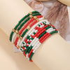 Handmade Beaded Bracelet Geometric Pattern Bohemian Style Star Multi Layer For Women