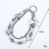Handmade Beaded Love Bow Pendant Keychain Lanyard For Women