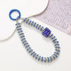 Handmade Beaded Mobile Phone Chain With Love Water Drops Bells Rhinestone Jewelry Pendant For Women