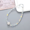 Handmade Beaded Mobile Phone Chain With Love Water Drops Bells Rhinestone Jewelry Pendant For Women