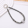Handmade Beaded Mobile Phone Chain With Love Water Drops Bells Rhinestone Jewelry Pendant For Women