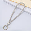 Handmade Beaded Mobile Phone Chain With Love Water Drops Bells Rhinestone Jewelry Pendant For Women