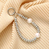 Handmade Beaded Mobile Phone Chain With Love Water Drops Bells Rhinestone Jewelry Pendant For Women
