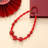Handmade Beaded Mobile Phone Chain With Love Water Drops Bells Rhinestone Jewelry Pendant For Women