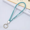 Handmade Beaded Mobile Phone Chain With Love Water Drops Bells Rhinestone Jewelry Pendant For Women