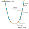 Handmade Beaded Natural Freshwater Pearl And Pine Stone Light Luxury Necklace And Bracelet