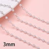 Handmade Beaded Pearl Chain Jewelry Accessories For Hair Diy Material