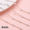 Handmade Beaded Pearl Chain Jewelry Accessories For Hair Diy Material