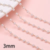 Handmade Beaded Pearl Chain Jewelry Accessories For Hair Diy Material