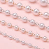 Handmade Beaded Pearl Chain Jewelry Accessories For Hair Diy Material