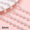 Handmade Beaded Pearl Chain Jewelry Accessories For Hair Diy Material