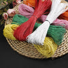 Handmade Braided Cotton Wax String Beaded Buddha Beads Bracelet Necklace Material