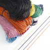 Handmade Braided Cotton Wax String Beaded Buddha Beads Bracelet Necklace Material