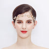 Handmade Bridal Hairband With Alloy Flower Design Crystal And Pearl Embellishment Elegant Headband For Women