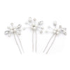 Handmade Bridal Pearl Rhinestone Braided Hairpin For Women Elegant Hair Accessory