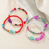 Handmade Ceramic Imitation Pearl Glass Geometric Beaded Bracelet For Men