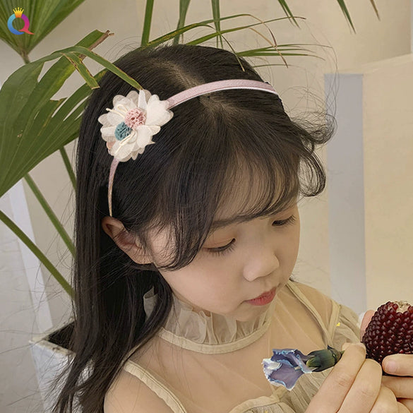 Handmade Children's Floral Cloth Headband Cute Colorful Cartoon Hair Accessory For Girls