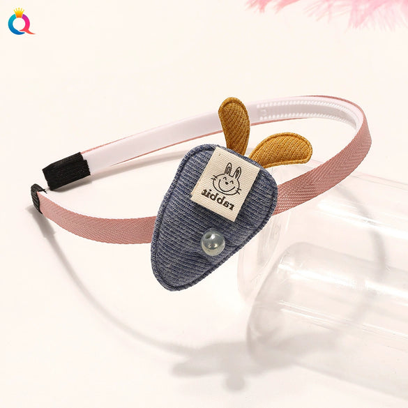Handmade Children's Floral Cloth Headband Cute Colorful Cartoon Hair Accessory For Girls