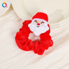 Handmade Christmas Deer Velvet Hair Scrunchie High Elastic Fabric Hair Tie For Festive Hairstyles