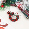 Handmade Christmas Deer Velvet Hair Scrunchie High Elastic Fabric Hair Tie For Festive Hairstyles