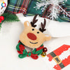 Handmade Christmas Deer Velvet Hair Scrunchie High Elastic Fabric Hair Tie For Festive Hairstyles