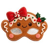 Handmade Christmas Santa Claus Felt Masks In Cloth With Modern Minimalist Headdress Design For Festive Costume Accessories