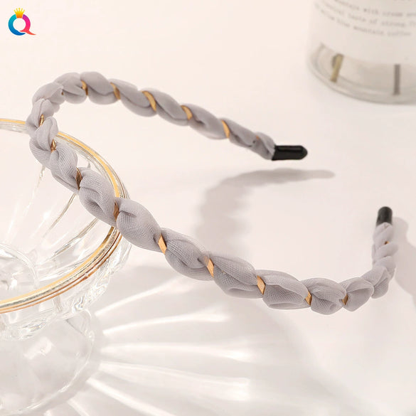 Handmade Cloth And Iron Headband Hair Accessories For Women