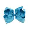 Handmade Cloth Bow Duckbill Hair Clip For Children Plaid Pattern Candy Color Warped Flower Hairpin Headdress